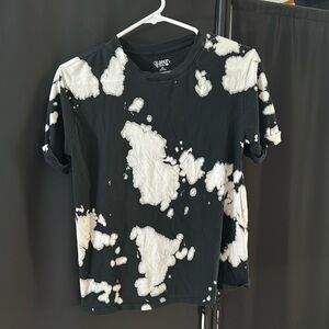 XS black and white tie dye Tshirt
